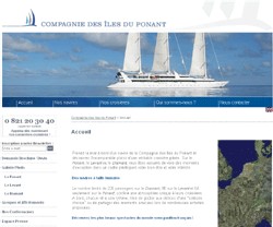 Compagnie des Iles du Ponant : le site Internet fait peau neuve