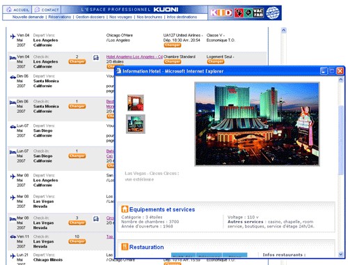 Kuoni lance ''USA on the Web'' Kuoni lance ''USA on the Web''