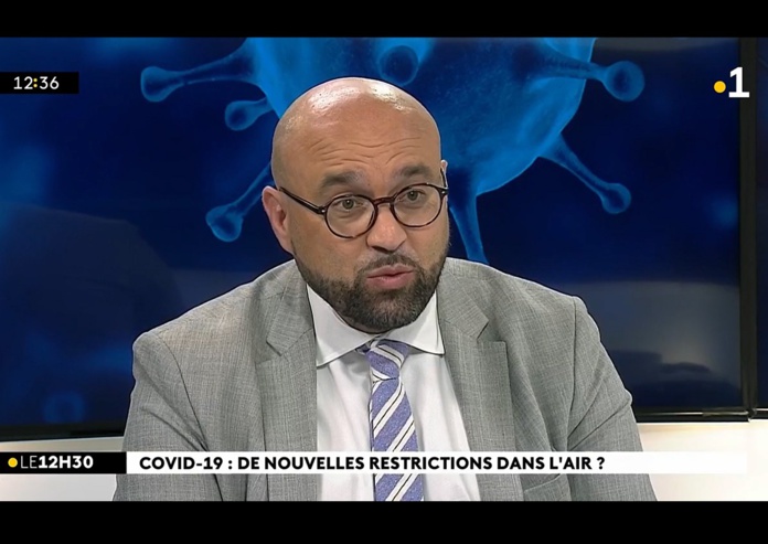 Ottman Zaïr, le directeur de cabinet du préfet de la Réunion : "Comme on peut le constater en métropole comme dans les pays de la zone Océan indien, la situation se dégrade. Donc il convient peut-être de limiter ses déplacements et de veiller à respecter les mesures barrières à La Réunion" - Capture écran