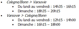 Germanwings : vols Cologne-Varsovie dès le 30 mars 2014