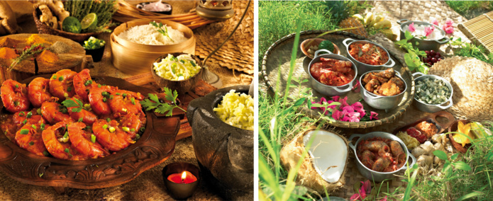 ©IRT studio_lumiere_dts - gastronomie plats carry camarons / ©IRT studio lumiere_dts - gastronomie plats créole ©IRT studio_lumiere_dts - gastronomie plats carry camarons / ©IRT studio lumiere_dts - gastronomie plats créole