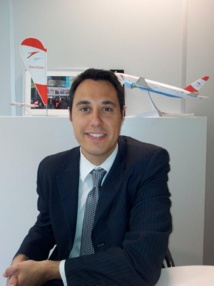 Benjamin Lanier, le directeur France d'Austrian Airlines. DR Benjamin Lanier, le directeur France d'Austrian Airlines. DR