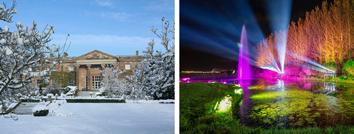 Château et jardins d'Hillsborough / Wonderlights au château de Malahide Château et jardins d'Hillsborough / Wonderlights au château de Malahide