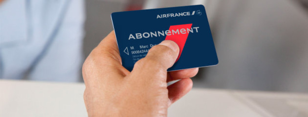 Le prix de la carte d'abonnement Air France pour les entreprises a été divisé par deux. DR
