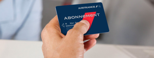 Le prix de la carte d'abonnement Air France pour les entreprises a été divisé par deux. DR Le prix de la carte d'abonnement Air France pour les entreprises a été divisé par deux. DR
