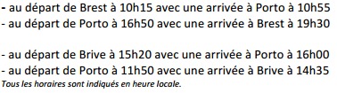 Été 2014 : Europe Airpost desservira Porto au départ de Brest et Brive