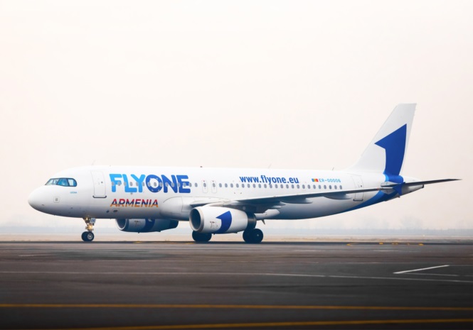FLYONE Armenia a commencé ses opérations cette année. Elle propose des vols directs réguliers entre Erevan et Lyon deux fois par semaine, les mercredis et samedis - DR : FLYONE Armenia