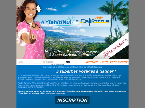 Californie : challenge de ventes de Visit California et Air Tahiti Nui Californie : challenge de ventes de Visit California et Air Tahiti Nui