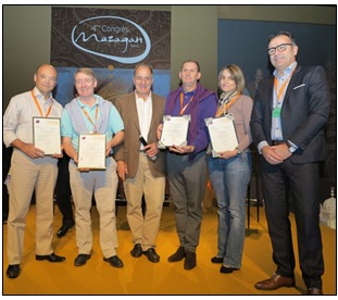 De gauche à droite : M. Michonet, Directeur du voyage d’affaires de Selectour Afat Liberté Voyages, M. Vairon, Gérant de Selectour Afat Liberté Voyages, M. Mas, Président de Selectour Afat, M. Lorente, Directeur général de Bleu Voyages, Mme Wattelier, Responsable opérationnelle et qualité de Bleu Voyages et M. Chartier, Représentant AFNOR - Photo DR De gauche à droite : M. Michonet, Directeur du voyage d’affaires de Selectour Afat Liberté Voyages, M. Vairon, Gérant de Selectour Afat Liberté Voyages, M. Mas, Président de Selectour Afat, M. Lorente, Directeur général de Bleu Voyages, Mme Wattelier, Responsable opérationnelle et qualité de Bleu Voyages et M. Chartier, Représentant AFNOR - Photo DR