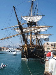 Le Götheborg s'amarre à Nice