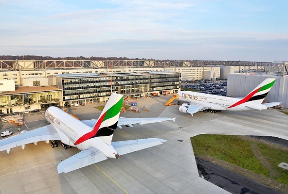 A l'heure actuelle, un A380 sur 3 en service appartient à la flotte d'Emirates - Photo DR A l'heure actuelle, un A380 sur 3 en service appartient à la flotte d'Emirates - Photo DR