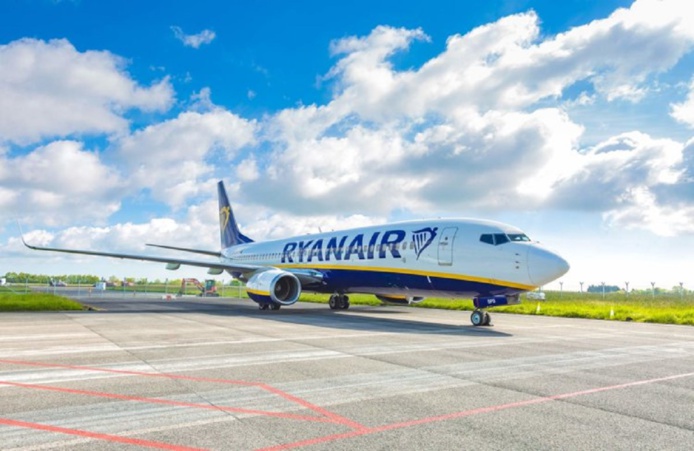 Ryanair lance Nîmes - Dublin fin mars 2022