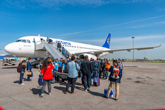 Retour de la pleine activité pour Air Astana - Crédit Depositphotos