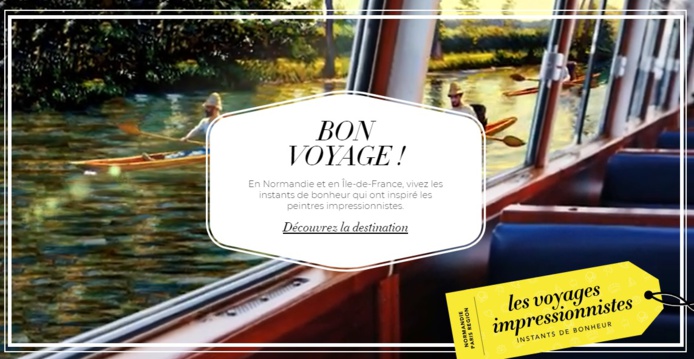 Un nouveau site Les Voyages Impressionnistes vient de voir le jour - DR Un nouveau site Les Voyages Impressionnistes vient de voir le jour - DR