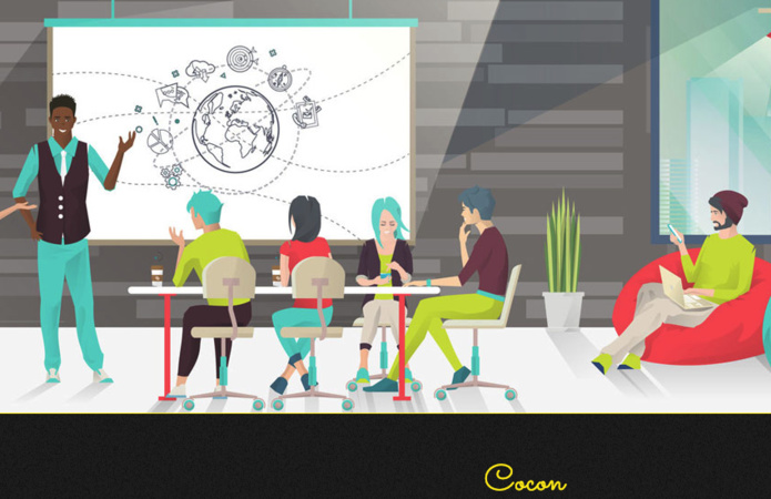 Tiers-lieu La Limonaderie à la fois espace de détente, de travail, de créativité Tiers-lieu La Limonaderie à la fois espace de détente, de travail, de créativité