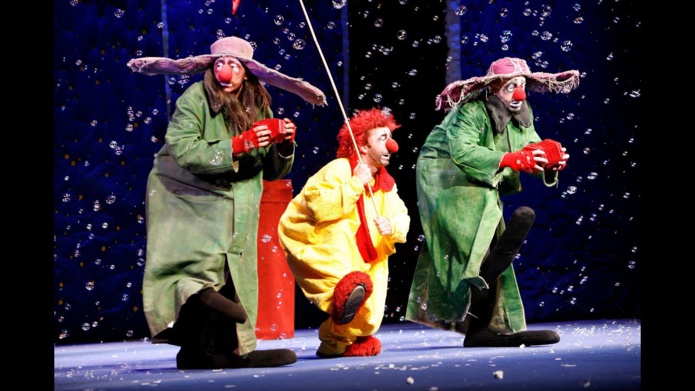Un délire enneigé imaginé par le clown russe Slava (© production Slava's Snow Show)