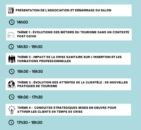 Programme su salon "Tourisme post-Covid" -DR Programme su salon "Tourisme post-Covid" -DR