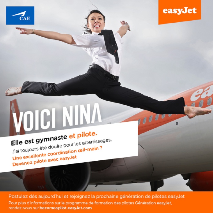 easyJet lance une nouvelle campagne de recrutement  de 1 000 pilotes pour les cinq prochaines années - DR