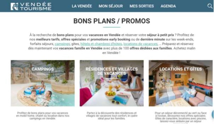 Vendée Tourisme lance une campagne pour générer les réservations de dernières minutes. - DR Vendée Tourisme