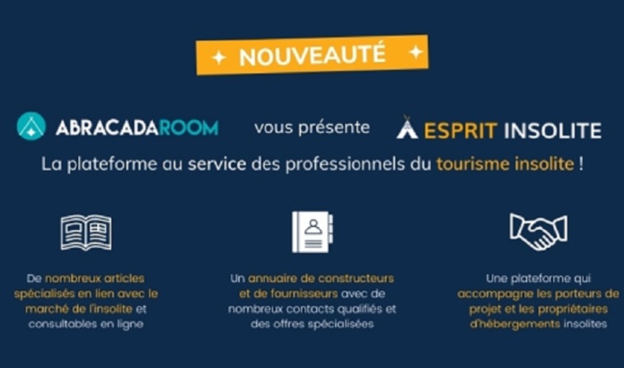 Esprit-Insolite est au service des professionnels du tourisme insolite - DR Abracadaroom