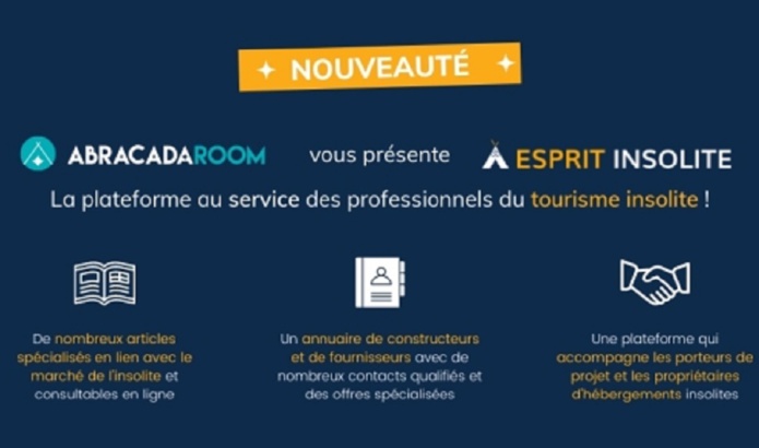 Esprit-Insolite est au service des professionnels du tourisme insolite - DR Abracadaroom Esprit-Insolite est au service des professionnels du tourisme insolite - DR Abracadaroom