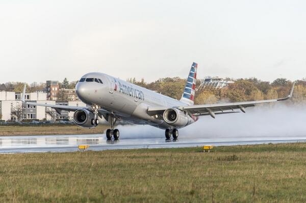 L'A321T d'American Airlines a effectué son premier vol mardi 7 janvier 2014 - Photo DR