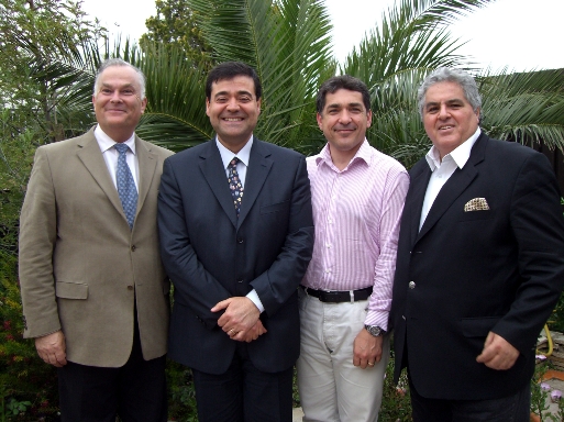 De gche à dte : Gilles Bourges, DG; Sylvain Ammar, PDG; Pierre-Olivier di Fusco, DCcal et Fernand Danan, Conseiller De gche à dte : Gilles Bourges, DG; Sylvain Ammar, PDG; Pierre-Olivier di Fusco, DCcal et Fernand Danan, Conseiller