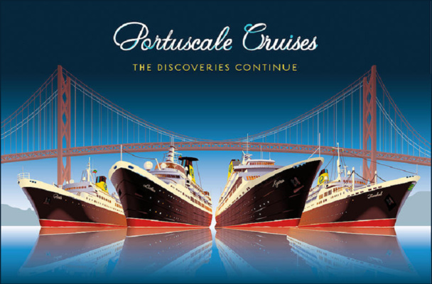 Portuscale dispose d'une flotte de 4 navires dont l'ex Princess Danae, devenu M/V Lisboa - DR Portuscale dispose d'une flotte de 4 navires dont l'ex Princess Danae, devenu M/V Lisboa - DR