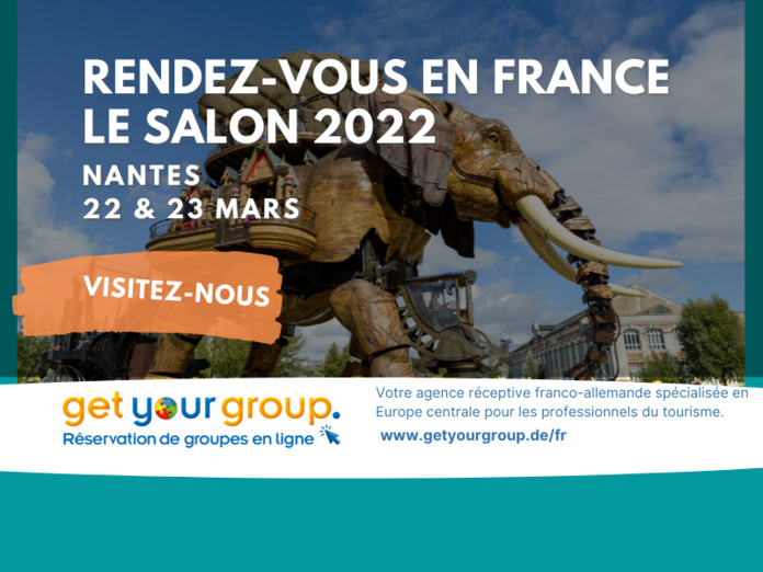 Get Your Group : présent au Salon Rendez-vous en France 2022 avec une nouvelle page pour les prestataires