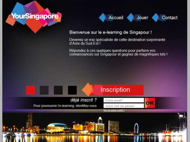 L'elearning Singapour accessible à l'adresse www.elearning-singapour.com