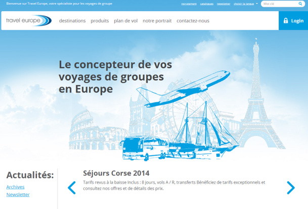 Le bénéfice de Travel Europe atteint 3 M € en 2013 - Capture d'écran Le bénéfice de Travel Europe atteint 3 M € en 2013 - Capture d'écran