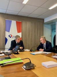 Franck Louvrier, président Commission Tourisme Régions de France, et Jean-Baptiste Lemoyne, ministre délégué en charge du Tourisme (©Régions de France) Franck Louvrier, président Commission Tourisme Régions de France, et Jean-Baptiste Lemoyne, ministre délégué en charge du Tourisme (©Régions de France)