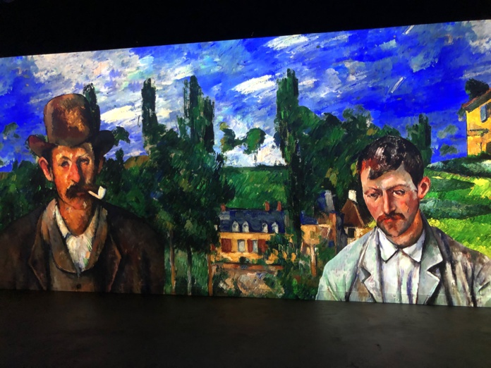 Immersion avec les personnages de Cézanne (©B.C)