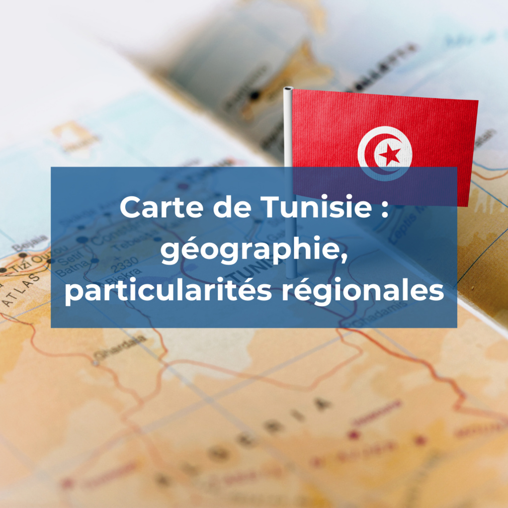 Carte de Tunisie : géographie, particularités régionales