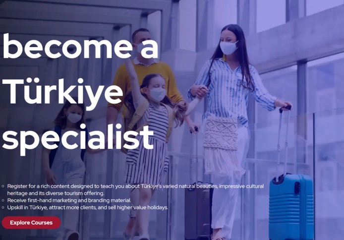 La nouvelle plateforme de formation en ligne lancée par La Turquie pour les pros du tourisme - DR