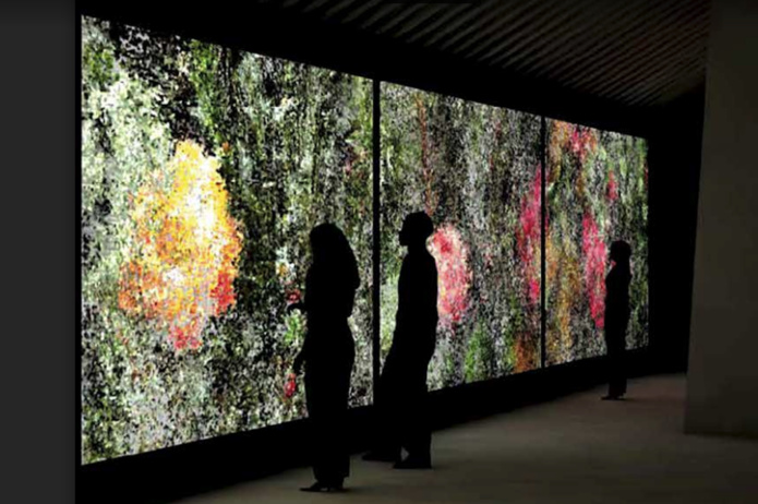 La galerie présente les oeuvres pointillistes de Davide Quayola
