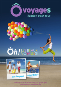 La couverture de la nouvelle brochure Ô Voyages - DR La couverture de la nouvelle brochure Ô Voyages - DR