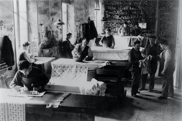 Au musée Souleiado on peut revivre les étapes de l'impression immuables depuis des années (© Souleiado) Au musée Souleiado on peut revivre les étapes de l'impression immuables depuis des années (© Souleiado)