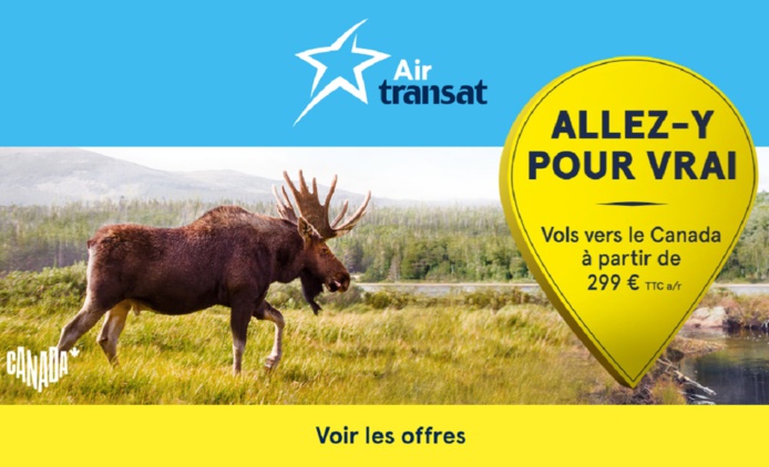 La promotion est disponible pour des voyages entre le 1er avril et le 31 octobre 2022 - Crédit photo Air Transat