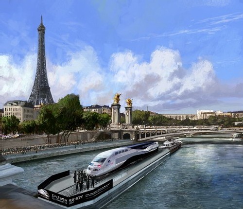 SNCF : le train du record entre en Seine SNCF : le train du record entre en Seine