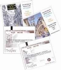 Troyes en Champagne : la promotion touristique sur les tickets de stationnement Troyes en Champagne : la promotion touristique sur les tickets de stationnement