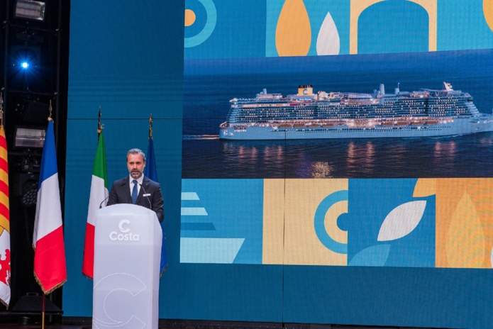 Mario Zanetti, Président de Costa Croisières à bord du Costa Toscana - DR Mario Zanetti, Président de Costa Croisières à bord du Costa Toscana - DR