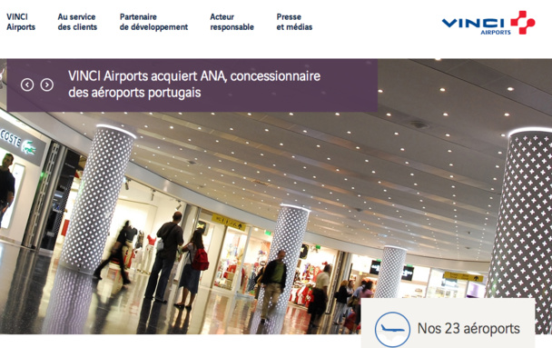 Le groupe Vinci gère aujourd'hui 23 aéroport, dont une dizaine en France. DR Le groupe Vinci gère aujourd'hui 23 aéroport, dont une dizaine en France. DR