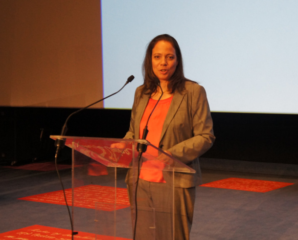 Catherine FRECAUT, présidente du congrès, très émue a ouvert jeudi les 7èmes Rencontres des métiers, du voyage, et du tourisme - Photo CE
