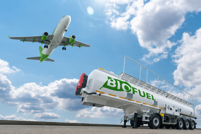 Les biocarburants ne répresentaient que 0,1% de la consommation des compagnies aériennes en 2020 © Depositphotos