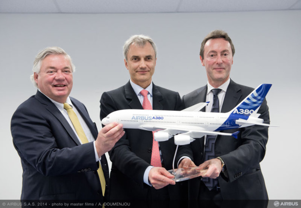 Le contrat final a été signé à Singapour entre Amedeo et Airbus © Airbus S.A.S 2014 Photo by A. Doumenjou