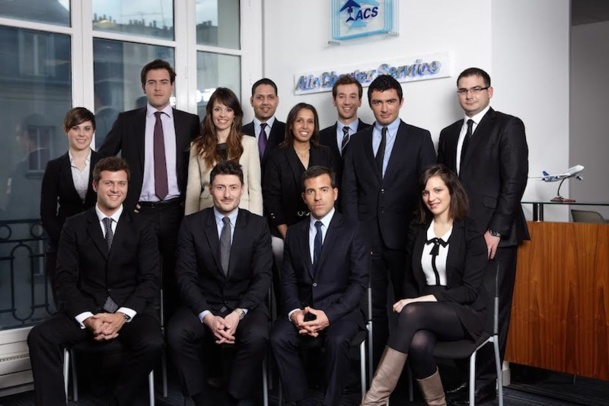 L'équipe d'Air Charter Service. DR L'équipe d'Air Charter Service. DR