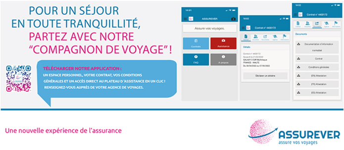 Cliquez sur le visuel ci-dessus pour télécharger l’application © Assurever