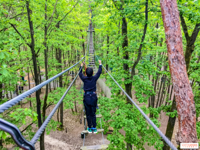 Une vingtaine de parcours pour créer la cohésion (©Aventure Floréval)