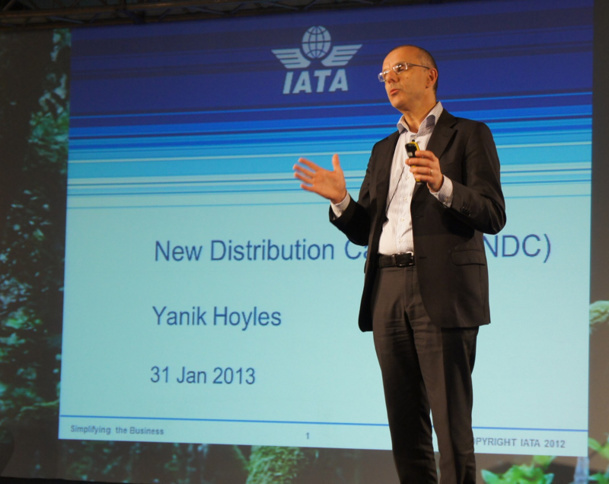 Yanik Hoyles, director of the NDC program in IATA : "We will not reinvent the wheel. We prefer to modernize channels and distribution standards that are now over 30 years old" - Photo EC
